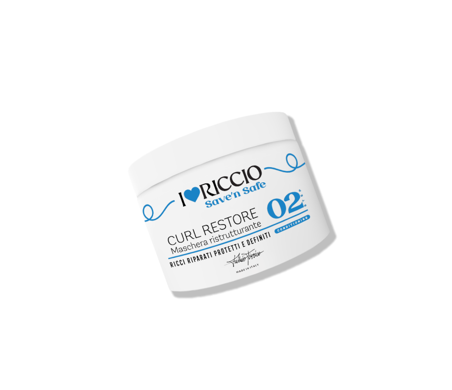 I Love Riccio Curl Restore Restructuring Mask Curl Save’n Safe – regeneračná maska pre odfarbené kučery 250 ml