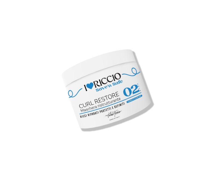 I Love Riccio Curl Restore Restructuring Mask Curl Save’n Safe – regeneračná maska pre odfarbené kučery 250 ml