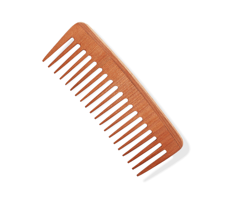 I Love Riccio Antistatic Wooden Comb – Antistatický drevený hrebeň na kučeravé vlasy