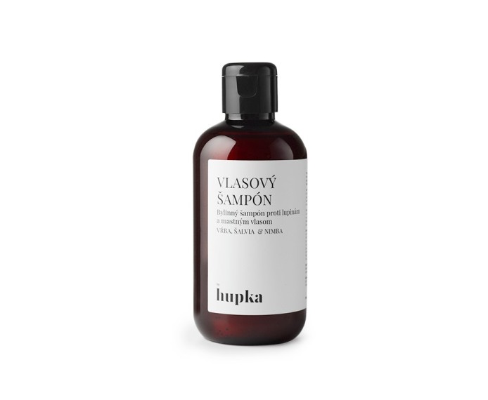 Herbs by Hupka Vlasový šampón proti lupinám a mastným vlasom – 200 ml